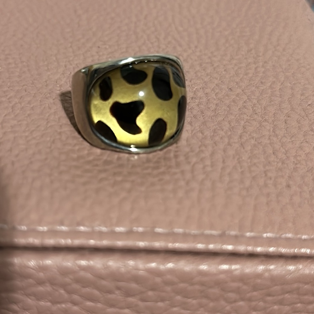 Leopard Print Ring Size 7 Never Worn - image 2